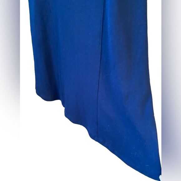 Ny & Co. NWT Sz S Navy Blue Halter Tank Fit & Flare Circle Skirt Summer Dress - Picture 4 of 7